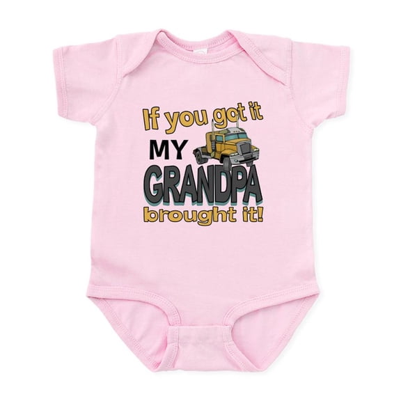 CafePress - Grandpa Brought It Infant Bodysuit - Baby Light Bodysuit, Size Newborn - 24 Months