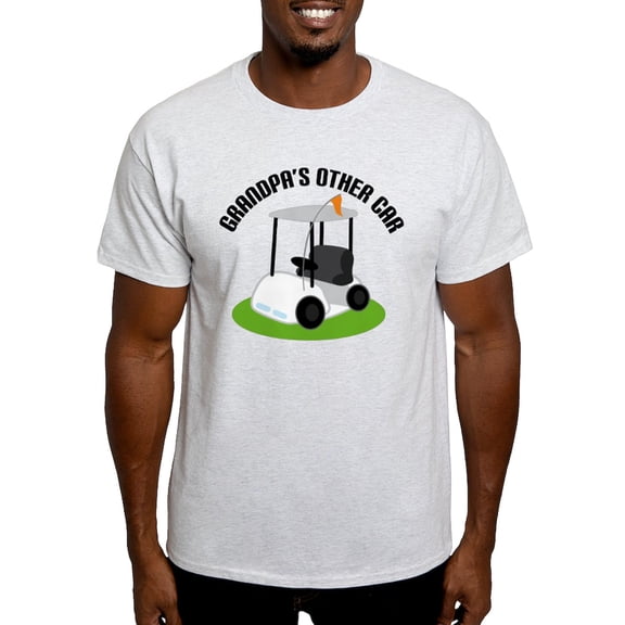 CafePress - Grandpa Golf Cart Light T Shirt - Men's Classic Graphic T-Shirt