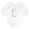 thumbnail image 1 of CafePress - Grandpa Golf Infant Creeper Body Suit - Long Sleeve Cotton Baby Bodysuit, 1 of 4