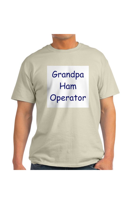 - Grandpa Ham Operator Light T Shirt - Men's Classic Graphic T-Shirt