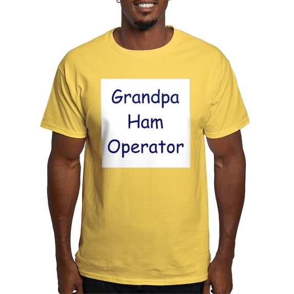 CafePress - Grandpa Ham Operator Light T Shirt - Men's Classic Graphic T-Shirt