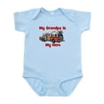 thumbnail image 1 of CafePress - Grandpa Is My Hero Firetruck Infant Bodysuit - Baby Light Bodysuit, Size Newborn - 24 Months, 1 of 4
