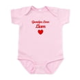 thumbnail image 1 of CafePress - Grandpa Loves Liam Infant Bodysuit - Baby Light Bodysuit, Size Newborn - 24 Months, 1 of 4