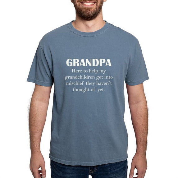 CafePress - Grandpa Reverse T Shirt - Mens Comfort Colors Shirt