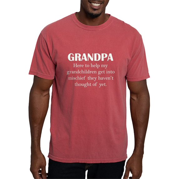 CafePress - Grandpa Reverse T Shirt - Mens Comfort Colors Shirt
