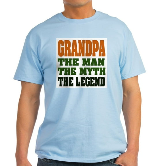 CafePress - Grandpa The Legend Ash Grey T Shirt - Men's Classic Graphic T-Shirt