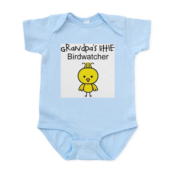 CafePress - Grandpa's Birdwatcher Infant Bodysuit - Baby Light Bodysuit, Size Newborn - 24 Months