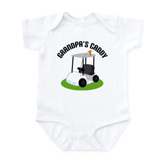 CafePress - Grandpa's Caddy Infant Bodysuit - Baby Light Bodysuit, Size Newborn - 24 Months