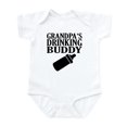 thumbnail image 1 of CafePress - Grandpa's Drinking Buddy Body Suit - Baby Light Bodysuit, Size Newborn - 24 Months, 1 of 4