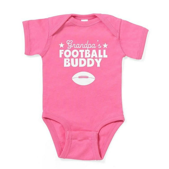 CafePress - Grandpa's Football Buddy - Cute Infant Bodysuit Baby Romper - Size Newborn - 24 Months