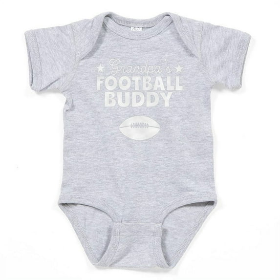 CafePress - Grandpa's Football Buddy - Cute Infant Bodysuit Baby Romper - Size Newborn - 24 Months