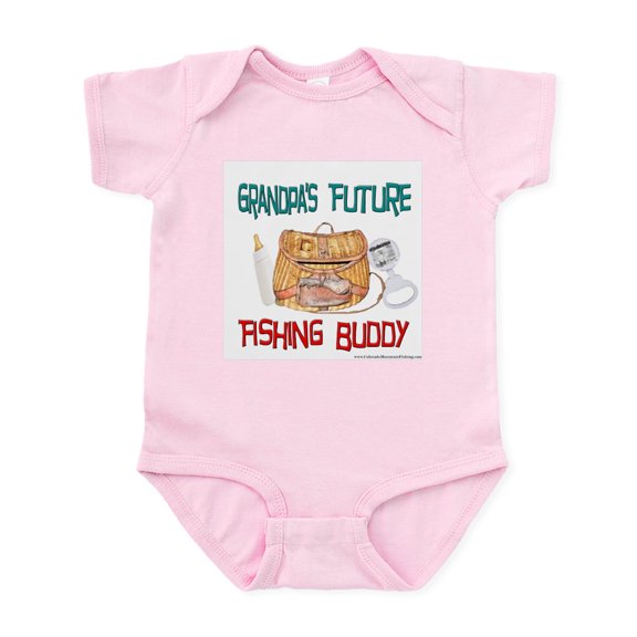 CafePress - Grandpa's Future Fishing Budd Infant Bodysuit - Baby Light Bodysuit, Size Newborn - 24 Months