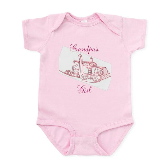 CafePress - Grandpa's Girl Body Suit - Baby Light Bodysuit, Size Newborn - 24 Months