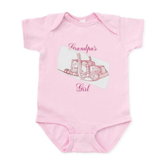 CafePress - Grandpa's Girl Body Suit - Baby Light Bodysuit, Size Newborn - 24 Months