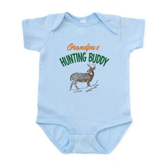 CafePress - Grandpa's Hunting Buddy Infant Bodysuit - Baby Light Bodysuit, Size Newborn - 24 Months