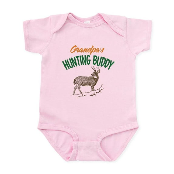 CafePress - Grandpa's Hunting Buddy Infant Bodysuit - Baby Light Bodysuit, Size Newborn - 24 Months