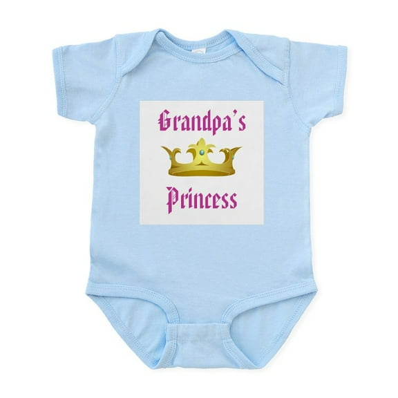 CafePress - Grandpa's Princess Infant Bodysuit - Baby Light Bodysuit, Size Newborn - 24 Months
