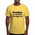 thumbnail image 1 of CafePress - Grandpas Are Dads Who Catch Bigger Fish T Shirt - Men's Classic Cotton T-Shirts, 1 of 3