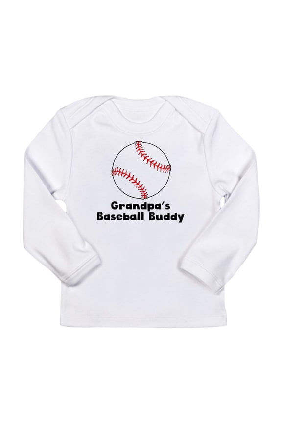- Grandpas Baseball Buddy Long Sleeve T Shirt - Long Sleeve Infant T-Shirt