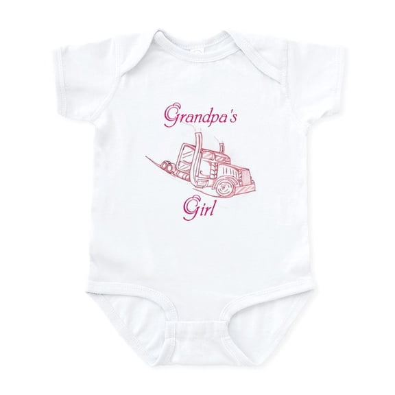 CafePress - Grandpas Girl Body Suit - Baby Light Bodysuit, Size Newborn - 24 Months