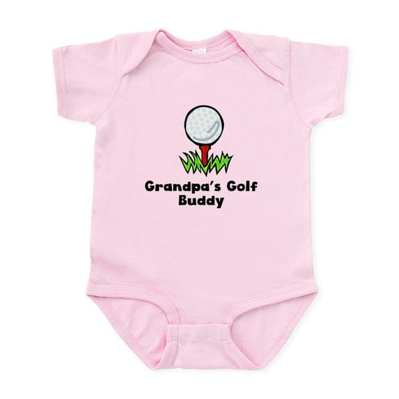 CafePress - Grandpas Golf Buddy Body Suit - Baby Light Bodysuit, Size Newborn - 24 Months