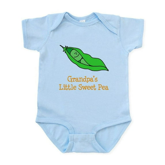CafePress - Grandpas Little Sweet Pea Infant Bodysuit - Baby Light Bodysuit, Size Newborn - 24 Months