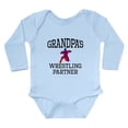 thumbnail image 1 of CafePress - Grandpas Wrestling Partner Body Suit - Long Sleeve Cotton Baby Bodysuit, 1 of 4