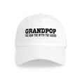 thumbnail image 1 of CafePress - Grandpop The Man The Myth The Legend Cap - Adjustable 100% Brushed Unisex Casual Cotton Baseball Cap, Beige, 1, 1 of 2