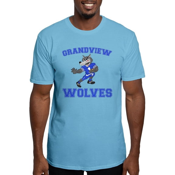 CafePress - Grandview Wolves Fitted T Shirt - Fitted T-Shirt, Vintage Fit Soft Cotton Tee