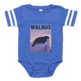 thumbnail image 1 of CafePress - Graphic Walrus - Cute Infant Baby Football Bodysuit, 1 of 3
