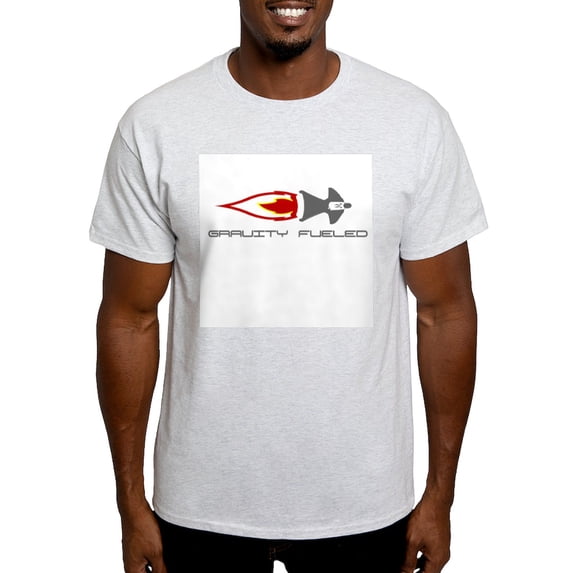 CafePress - Gravity Fueled Wingsuit Skydiving Light T Shirt - Men's Classic Graphic T-Shirt