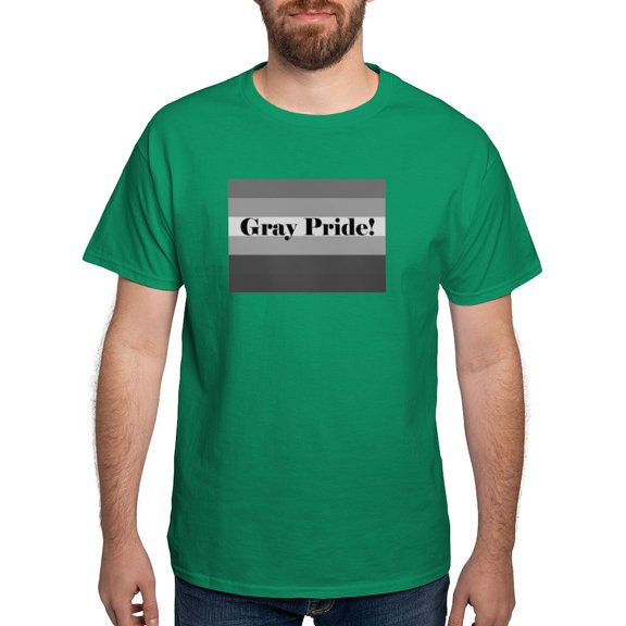 CafePress - Gray Pride Dark T Shirt - Men's Classic Graphic Cotton T-Shirt
