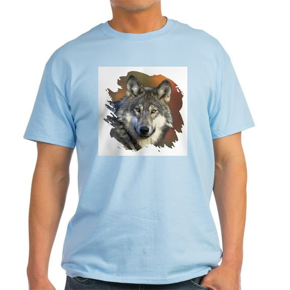 CafePress - Gray Wolf Ash Grey T Shirt - Men's Classic Graphic T-Shirt