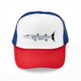 thumbnail image 1 of CafePress - Great Barracuda Fish - Adjustable Unisex Printed Trucker Hat with Mesh Back, 1 of 10