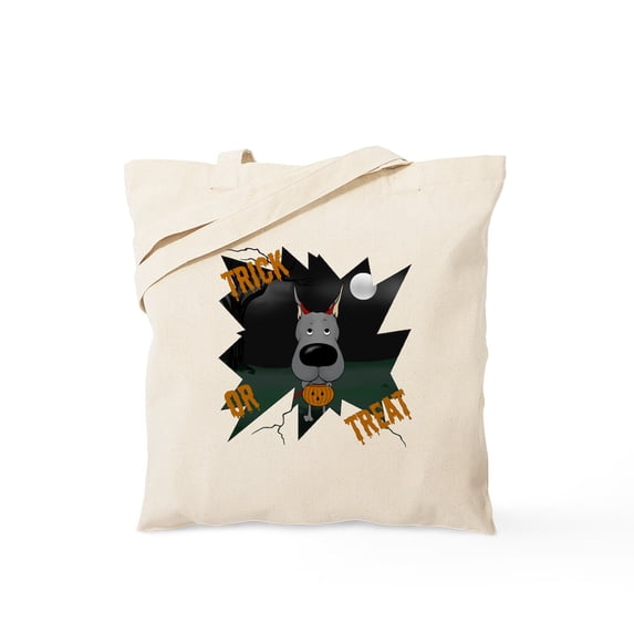 CafePress - Great Dane Devil Halloween Tote Bag - Unisex Canvas Tote Bag, Beige, 1-Piece
