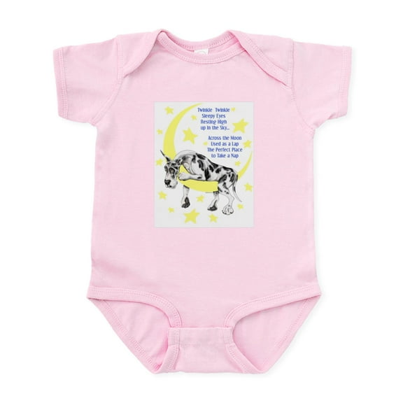 CafePress - Great Dane Harle Twinkle Infant Bodysuit - Baby Light Bodysuit, Size Newborn - 24 Months