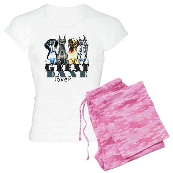 CafePress - Great Dane Lover Pajamas - Women's Light Pajamas