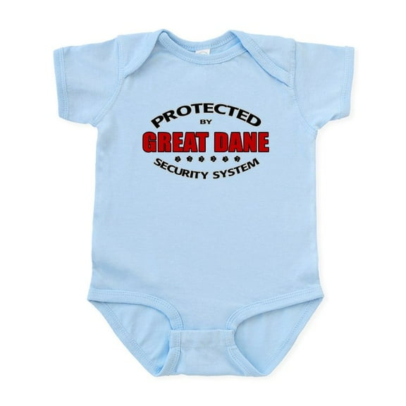 CafePress - Great Dane Security Infant Bodysuit - Baby Light Bodysuit, Size Newborn - 24 Months