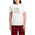 thumbnail image 1 of CafePress - Great Gram Amazing Awesom Women's Light Pajamas - Women's Short Sleeve Print T-Shirt and Pants Light Cotton Pajama Set, 1 of 7