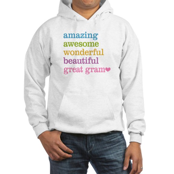 CafePress - Great Gram Amazing Awesome Hooded Sweatshirt - Pullover Hoodie, Hooded Sweatshirt