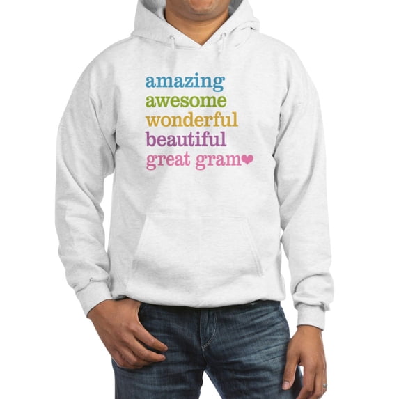 CafePress - Great Gram Amazing Awesome Hooded Sweatshirt - Pullover Hoodie, Hooded Sweatshirt