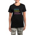 thumbnail image 1 of CafePress - Great Gram Amazing Awesome Women's Dark Pajamas - Women's Short Sleeve Print T-Shirt and Pants Dark Cotton Pajama Set, 1 of 7