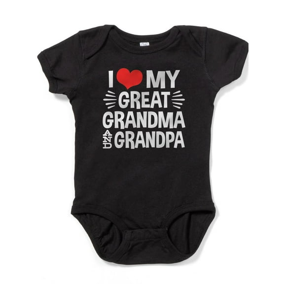 CafePress - Great Grandma And Grandpa - Cute Infant Bodysuit Baby Romper