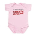 thumbnail image 1 of CafePress - Great Grandma Awesome Infant Bodysuit - Baby Light Bodysuit, Size Newborn - 24 Months, 1 of 4