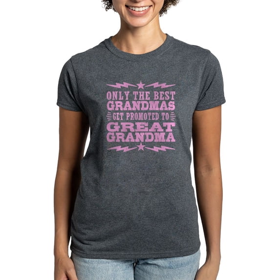 CafePress - Great Grandma Women's Dark T Shirt - Women's Traditional Fit Dark T-Shirt