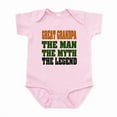 thumbnail image 1 of CafePress - Great Grandpa The Legend Infant Bodysuit - Baby Light Bodysuit, Size Newborn - 24 Months, 1 of 4
