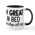 thumbnail image 1 of CafePress - Great In Bed - 11 oz Ceramic Mug - Novelty Coffee Tea Cup, 1 of 4