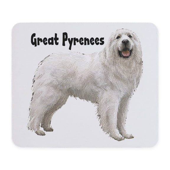 CafePress - Great Pyrenees Mousepad - Non-slip Rubber Mousepad, Gaming Mouse Pad
