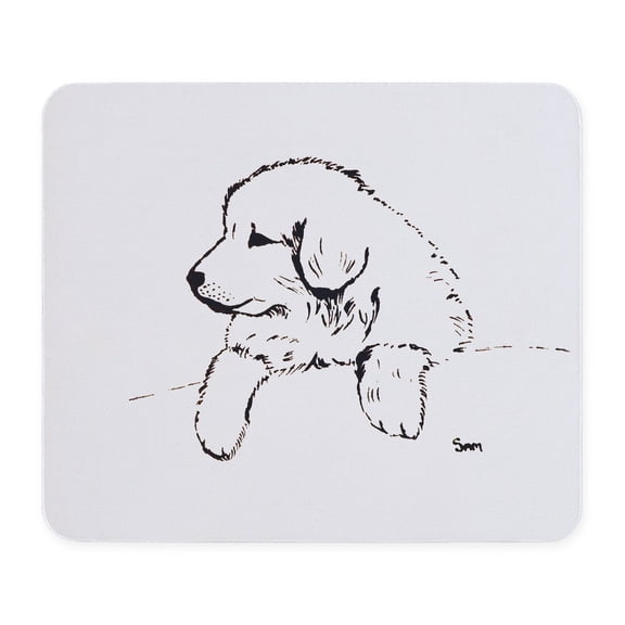 CafePress - Great Pyrenees Puppy Mousepad - Non-slip Rubber Mousepad, Gaming Mouse Pad