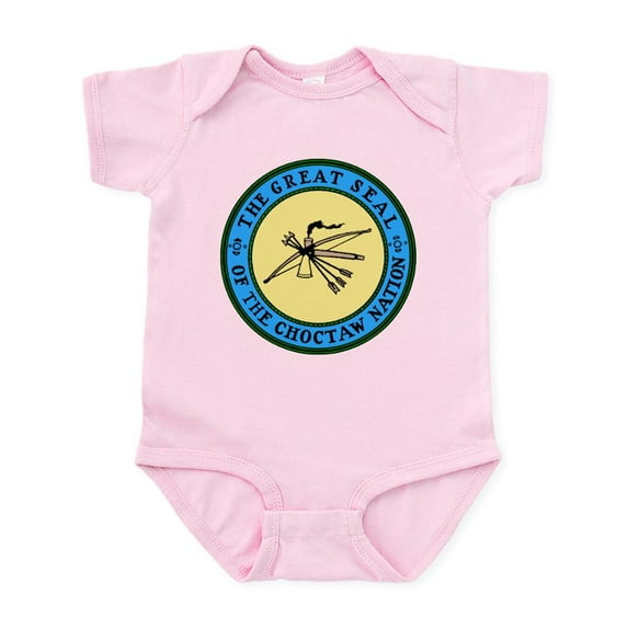 CafePress - Great Seal Of The Choctaw Infant Bodysuit - Baby Light Bodysuit, Size Newborn - 24 Months